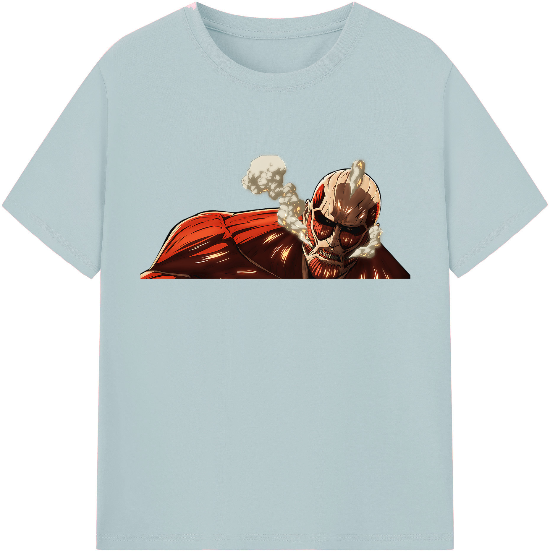 （画像用） 進撃の巨人 Attack on Titan 綿100％半袖Tシャツ（フロントプリント）